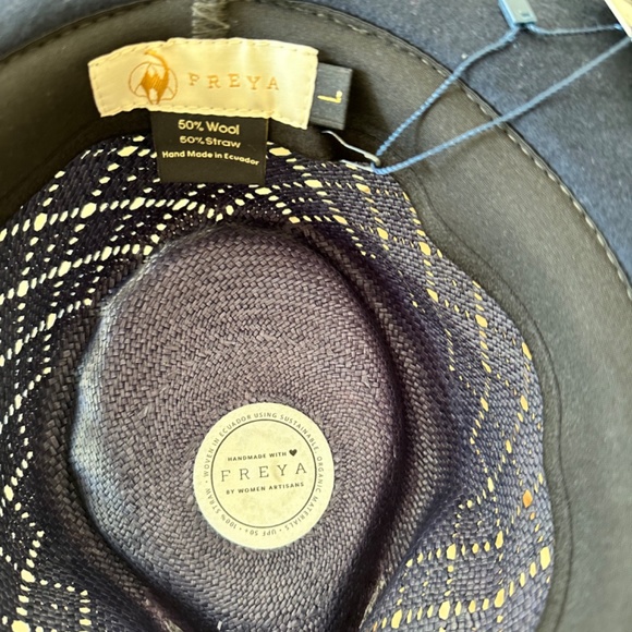 Freya Cedar Straw Felt Hat (size L) - Picture 3 of 4